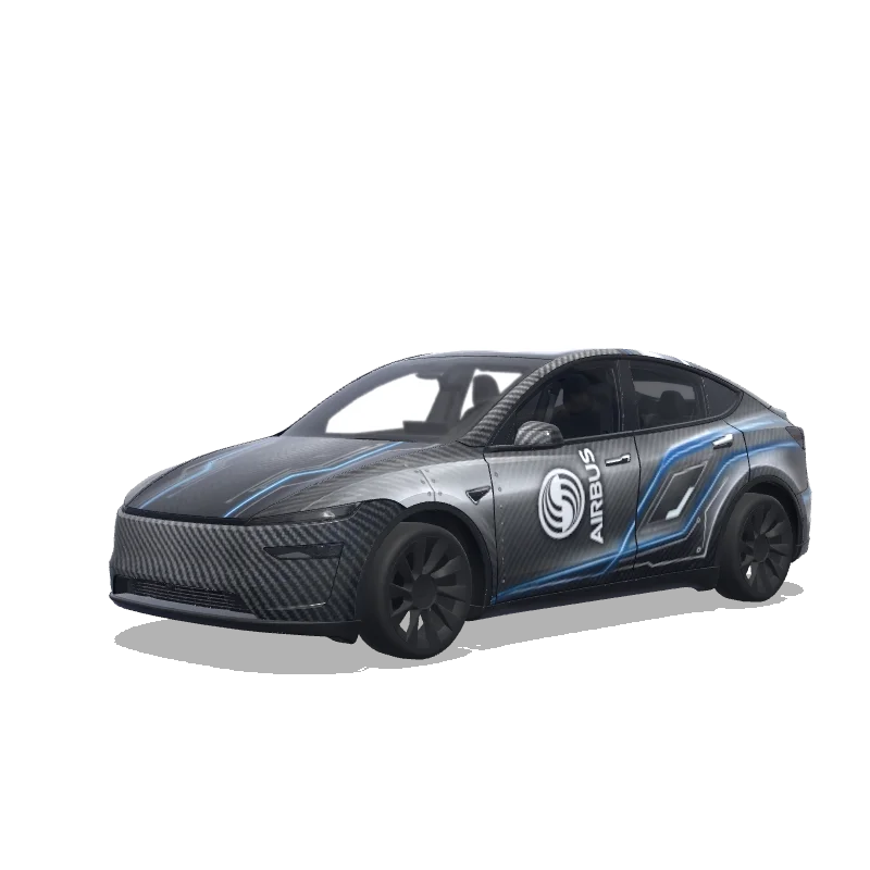 Tesla Model Y (2025+ Premium) custom wrap design