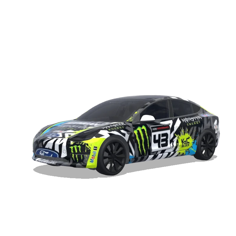 Tesla Model 3 custom wrap design