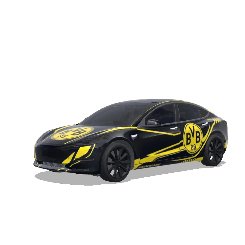 Tesla Model 3 custom wrap design