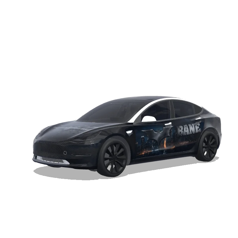 Tesla Model 3 custom wrap design