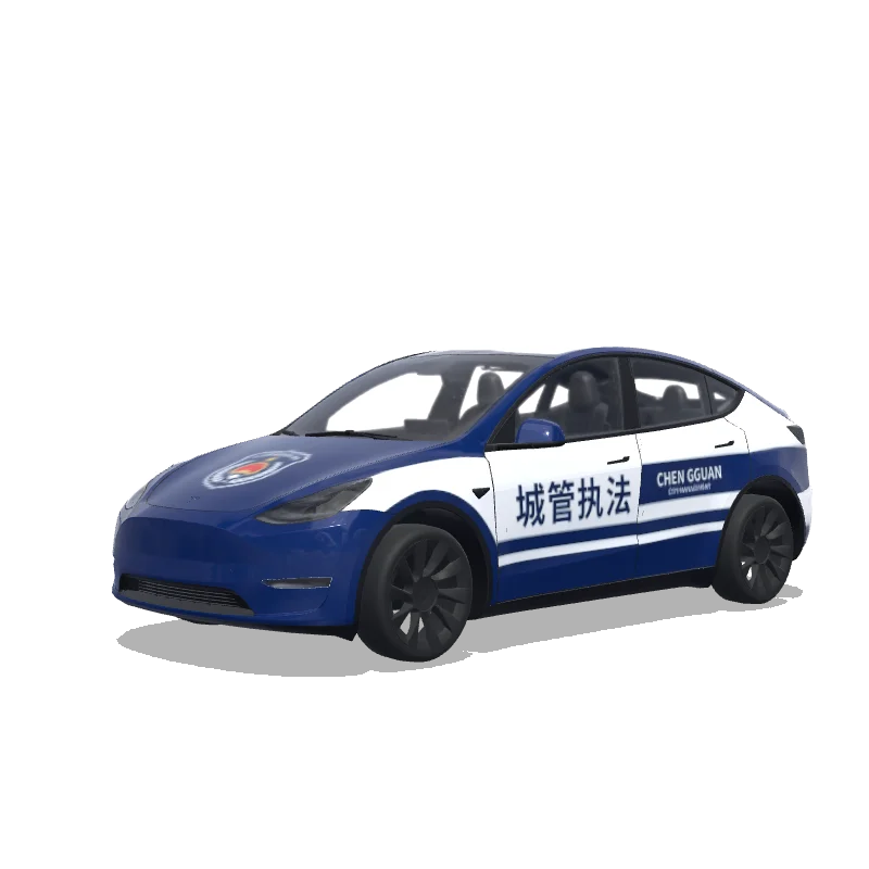 Tesla Model Y tilpasset wrap-design