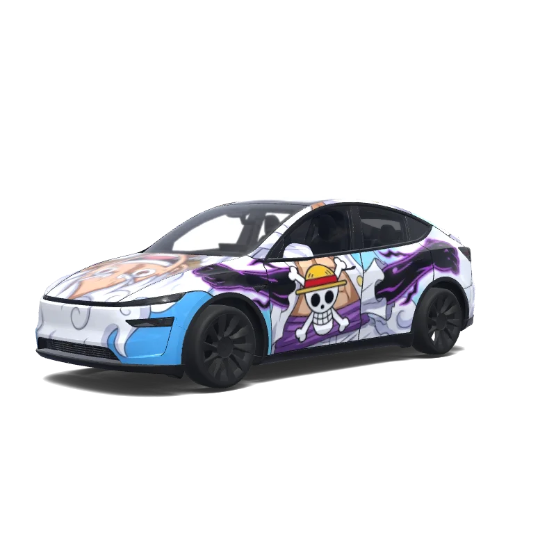 Tesla Model Y (2025+ Premium) tilpasset wrap-design
