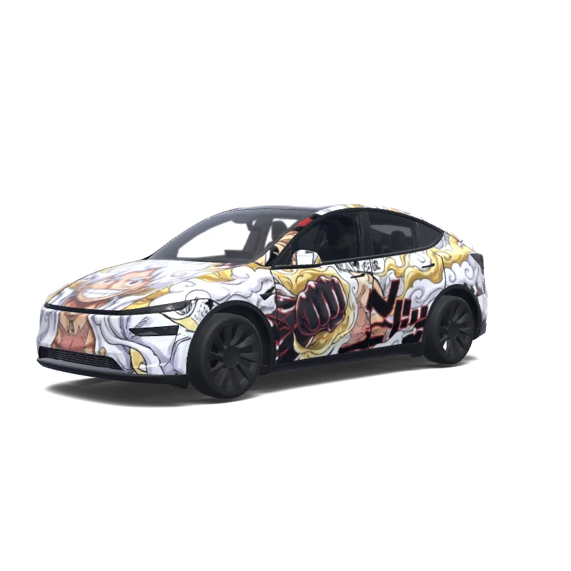 Tesla Model Y (2025+ Premium) tilpasset wrap-design