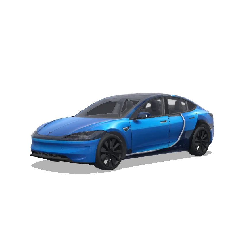 Individuelles Folierungsdesign für Tesla Model 3 (2024+ Performance)