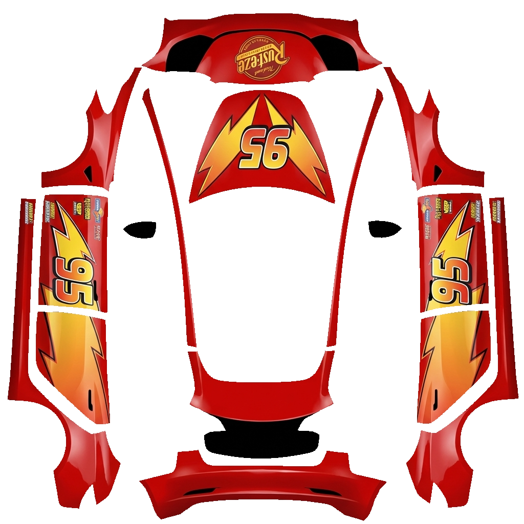 Model 3-folieringsdesign - flat wrap PNG for Model 3 Paint Shop