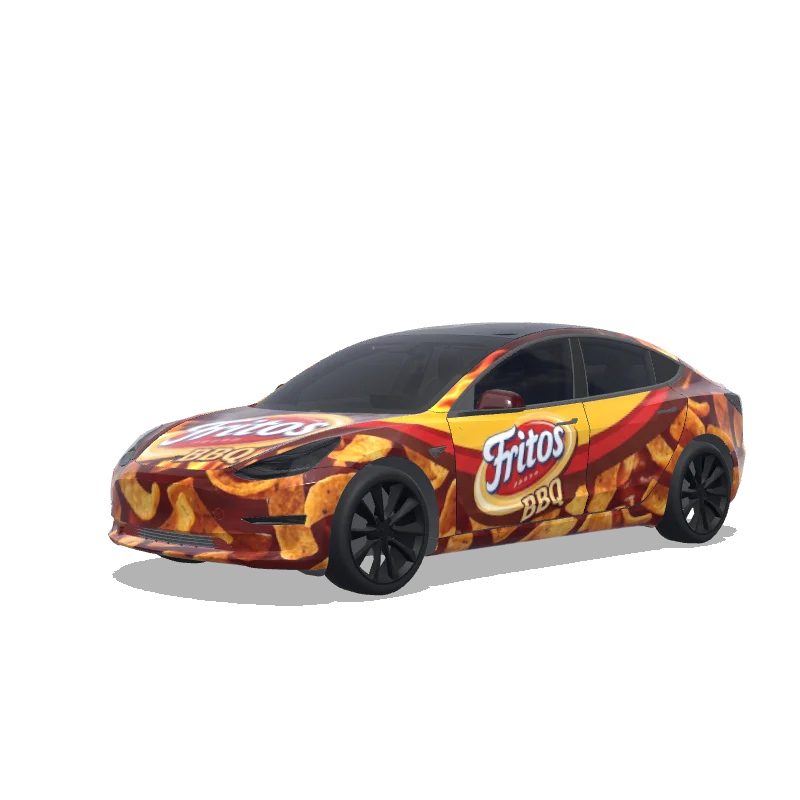 Tesla Model 3 custom wrap design