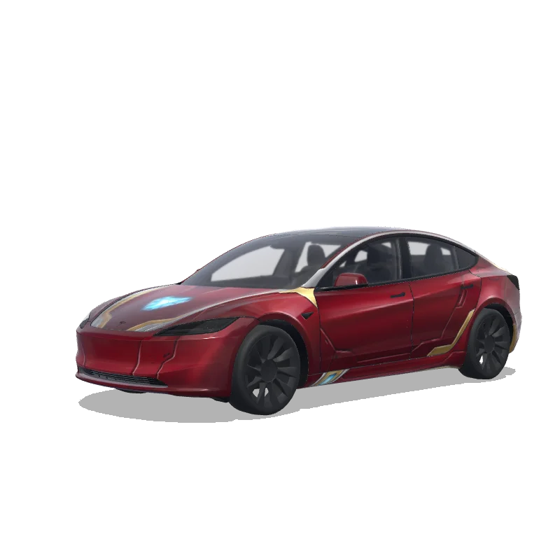 Tesla Model 3 (2024+ Standard/Premium) custom wrap design