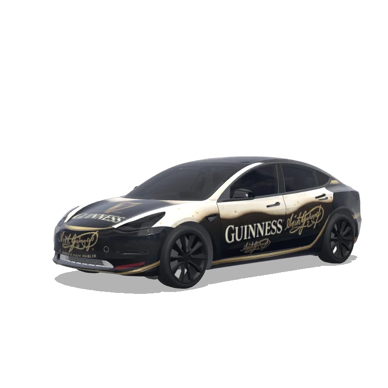 Tesla Model 3 custom wrap design