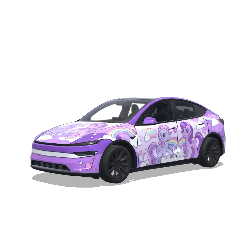 Tesla Model Y (2025+ Premium) custom wrap design