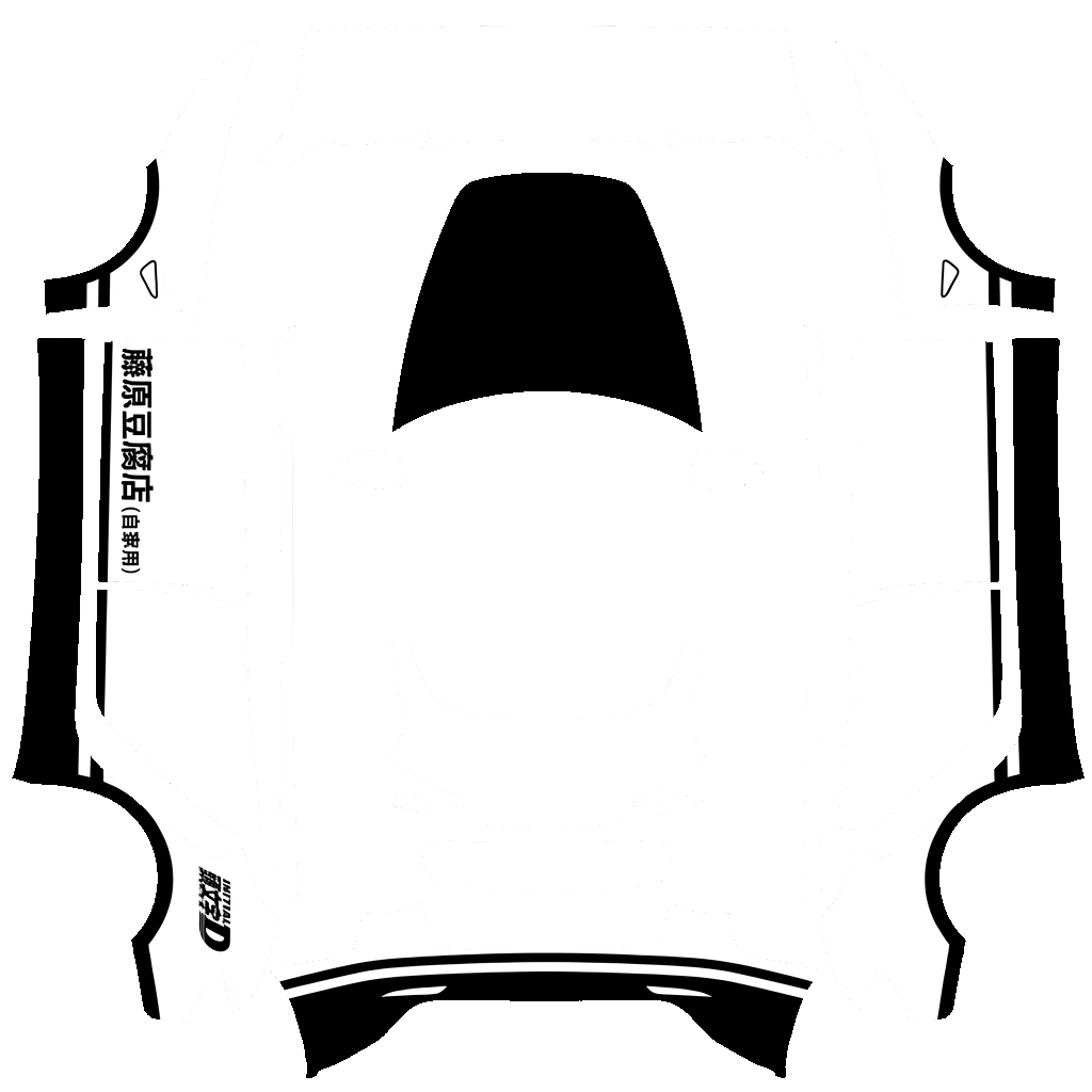 Model 3 Wrap Design - flat wrap PNG for Model 3 (2024+ Standard/Premium) Paint Shop