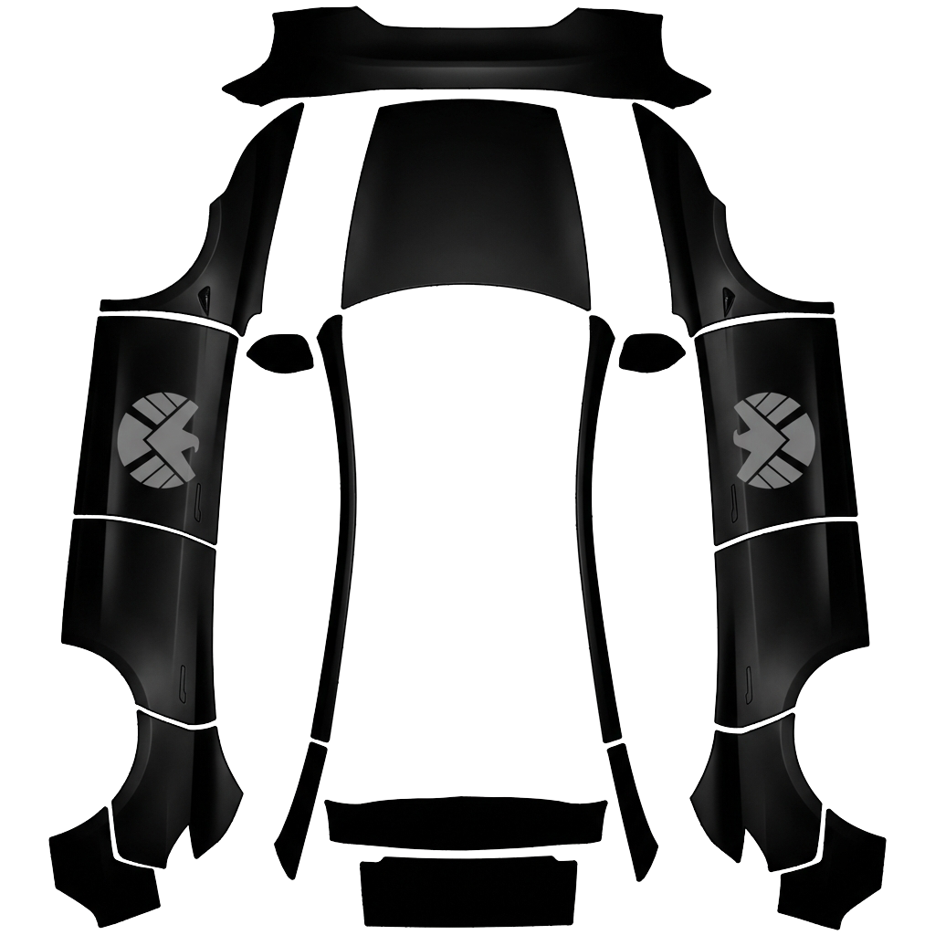 Model Y Wrap Design - flat wrap PNG for Model Y (2025+ Premium) Paint Shop