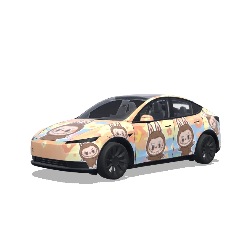 Tesla Model Y (2025+ Standard) custom wrap design