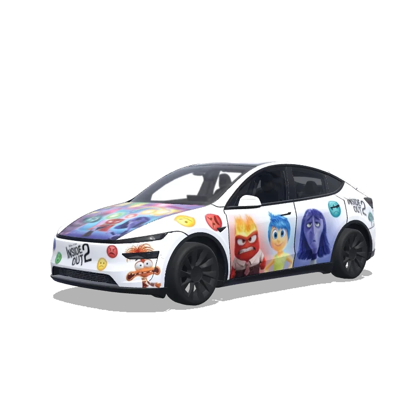 Tesla Model Y (2025+ Premium) custom wrap design