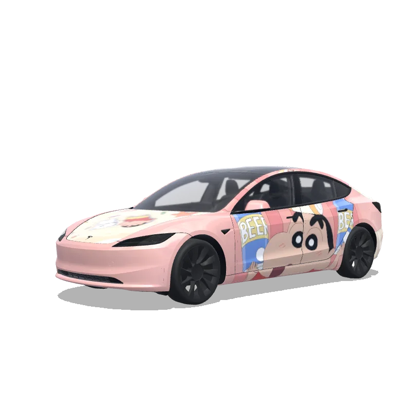 蜡笔小新 - Tesla Model 3 (2024+ Standard/Premium) wrap