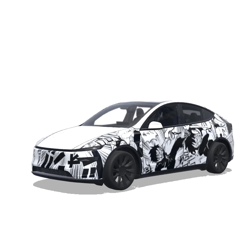 Tesla Model Y (2025+ Premium) custom wrap design