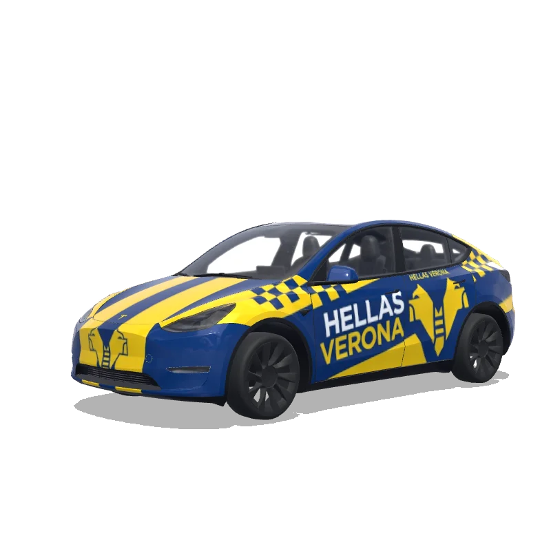 Tesla Model Y custom wrap design