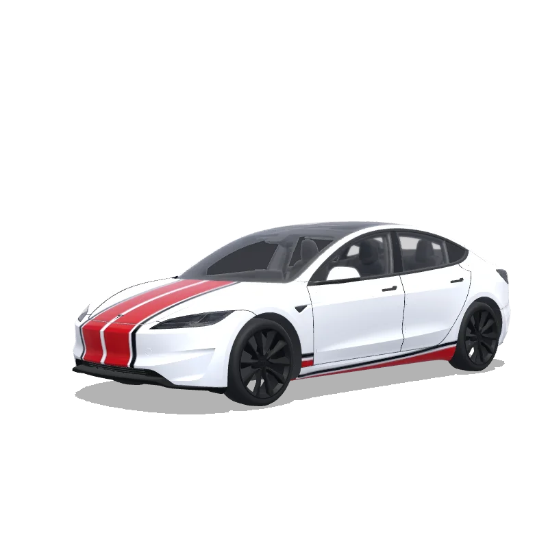 Tesla Model 3 (2024+ Performance) custom wrap design