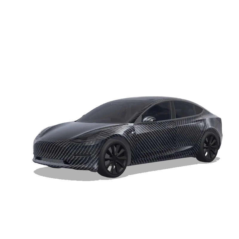Tesla Model 3 custom wrap design