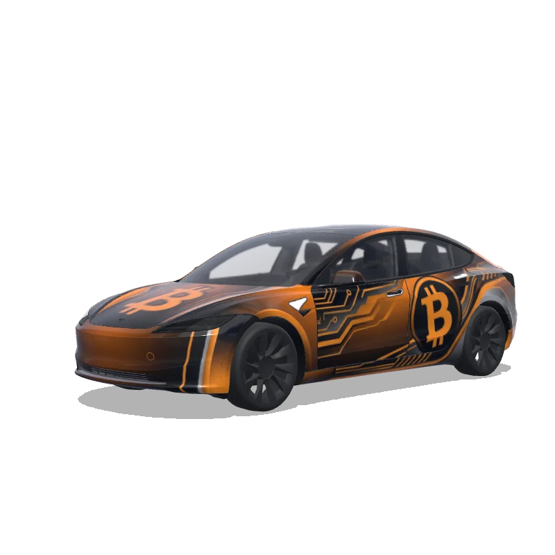 Tesla Model 3 (2024+ Standard/Premium) custom wrap design