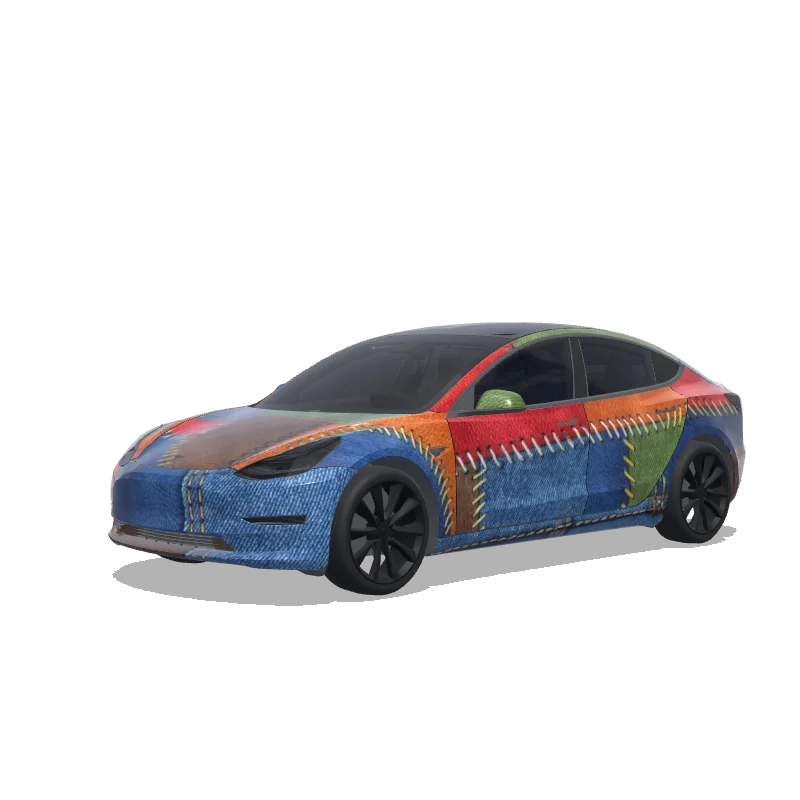 Tesla Model 3 custom wrap design