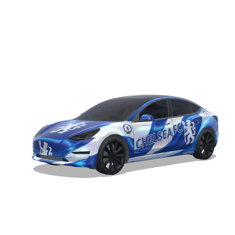 Tesla Model 3 custom wrap design