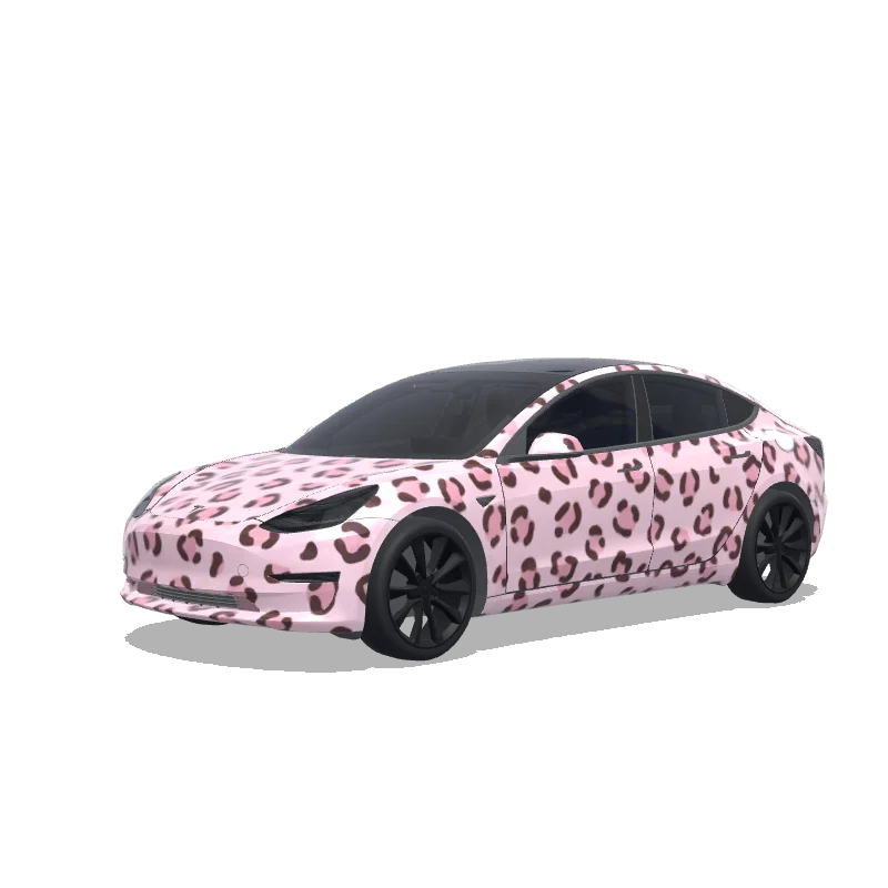 Tesla Model 3 custom wrap design