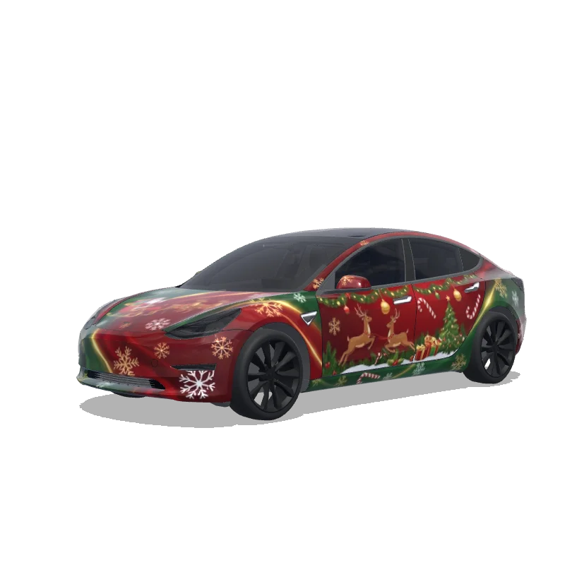 Tesla Model 3 custom wrap design