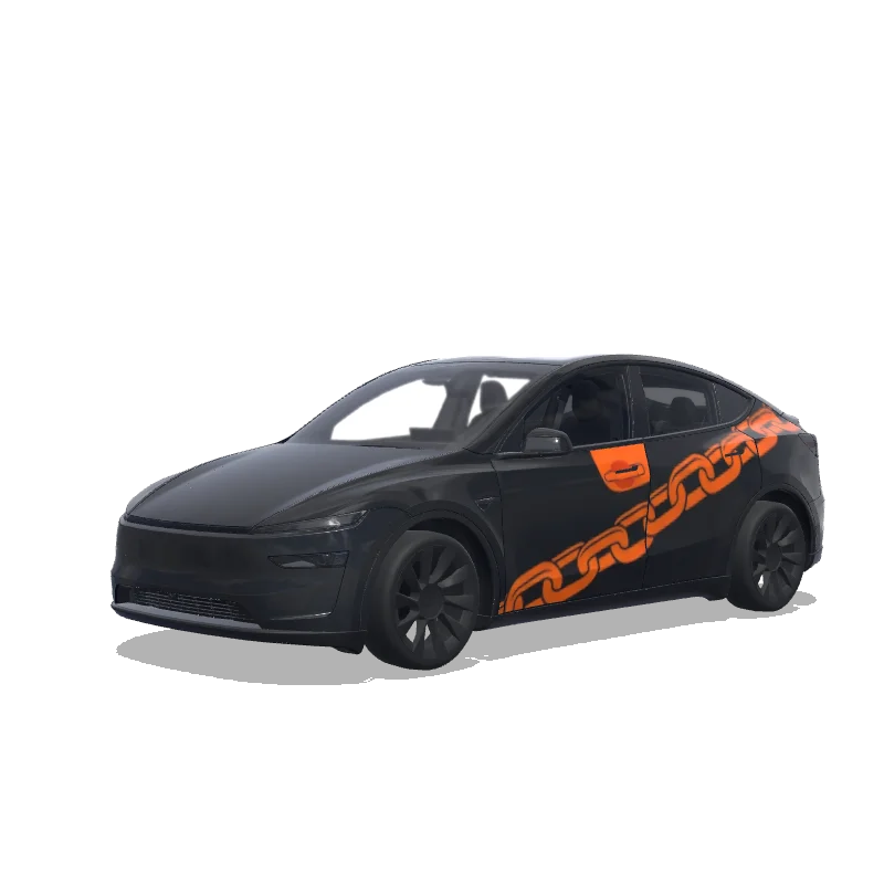 Tesla Model Y (2025+ Premium) custom wrap design