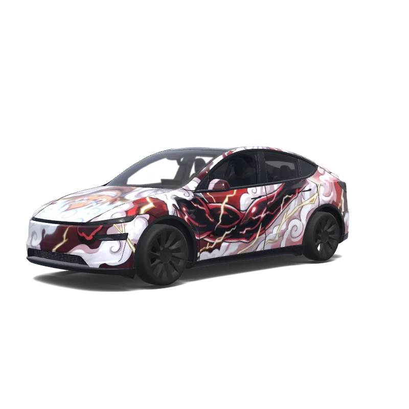Tesla Model Y (2025+ Premium) custom wrap design