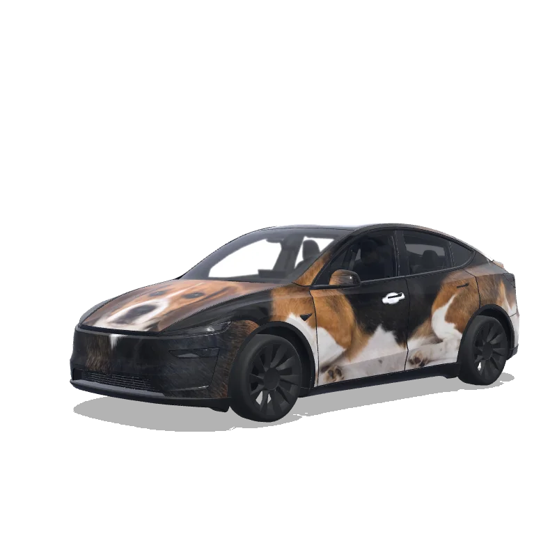 Tesla Model Y (2025+ Premium) custom wrap design