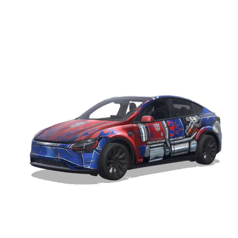 Tesla Model Y (2025+ Premium) custom wrap design