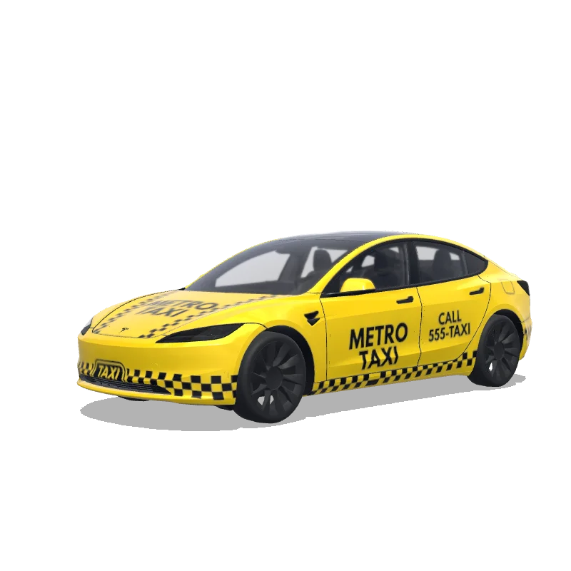 Tesla Model 3 (2024+ Standard/Premium) custom wrap design