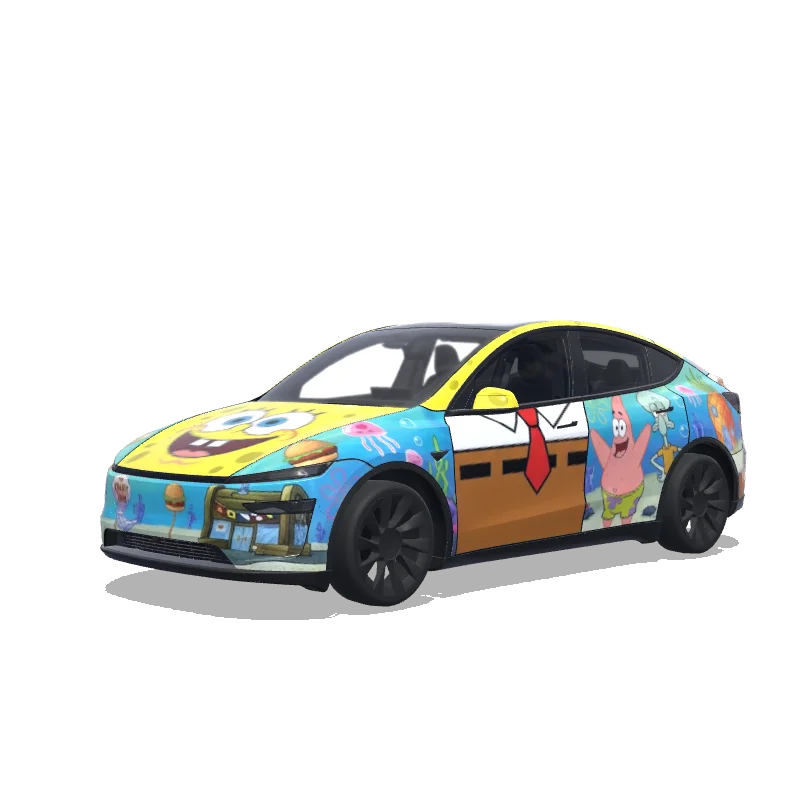 Tesla Model Y (2025+ Premium) custom wrap design