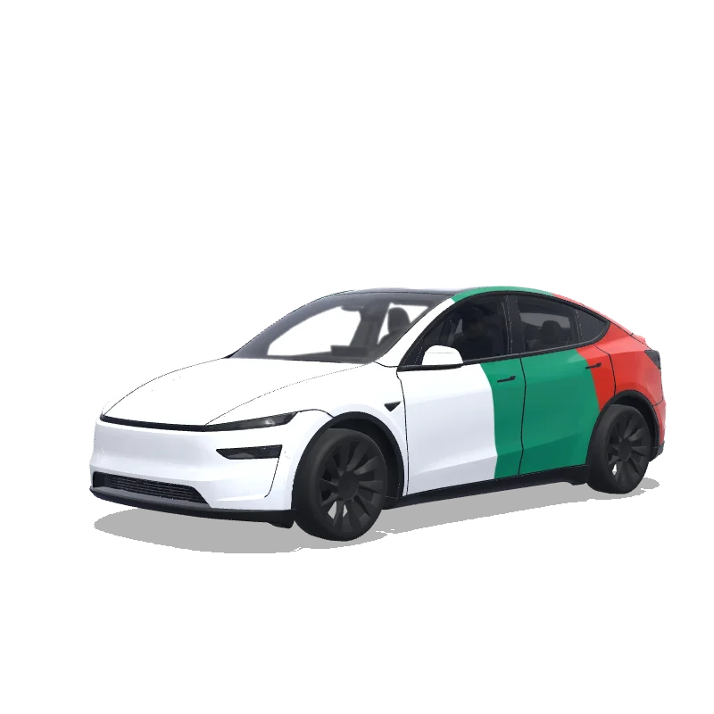 Tesla Model Y (2025+ Premium) custom wrap design
