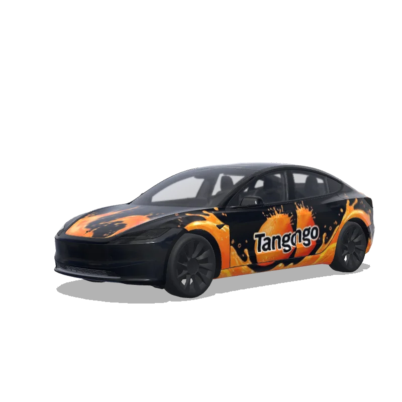 Tesla Model 3 (2024+ Standard/Premium) custom wrap design