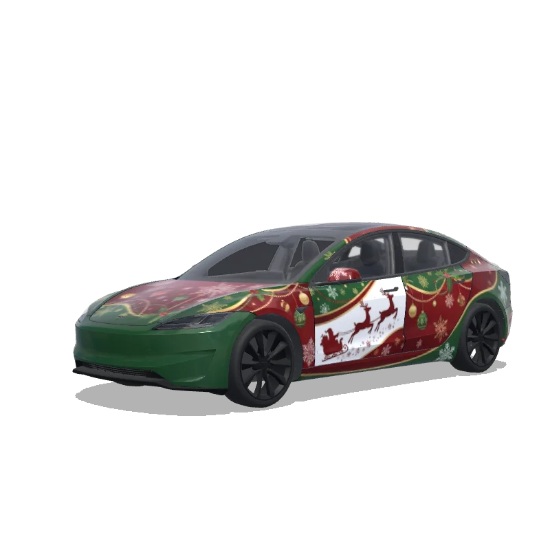 Tesla Model 3 (2024+ Performance) custom wrap design