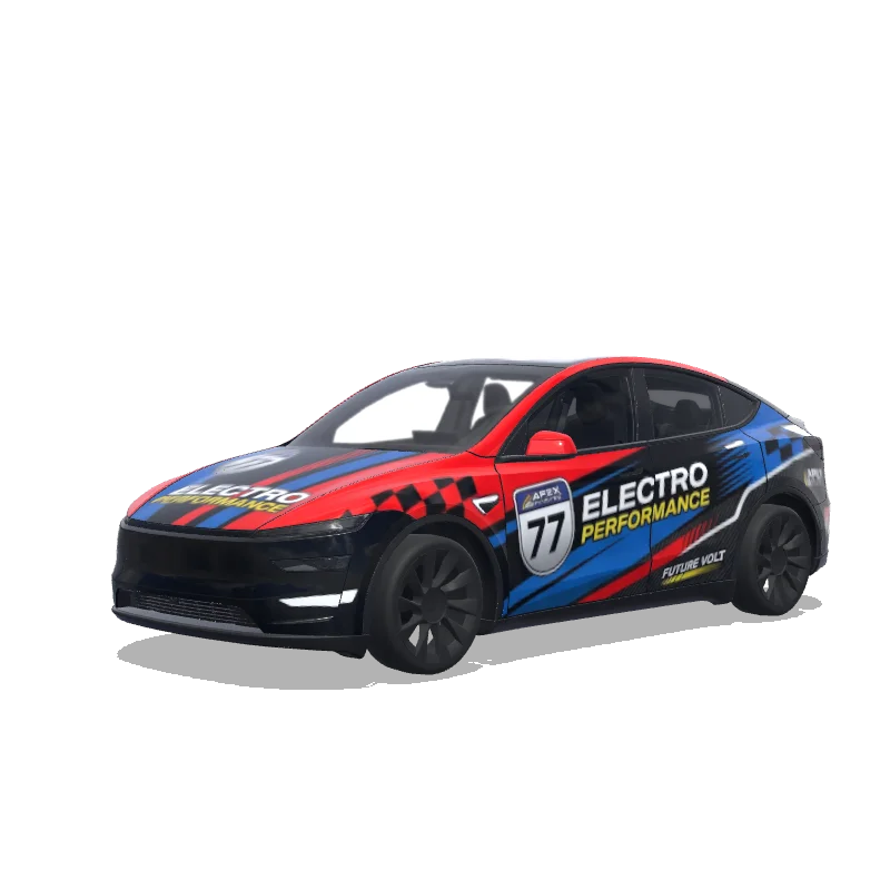 Tesla Model Y (2025+ Premium) custom wrap design