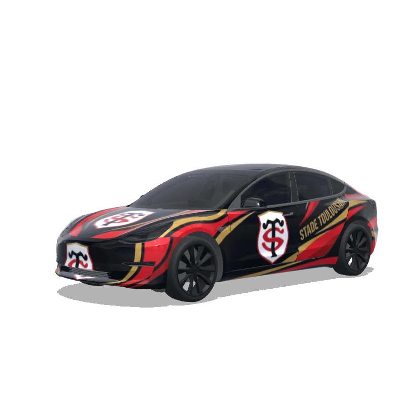 Tesla Model 3 custom wrap design