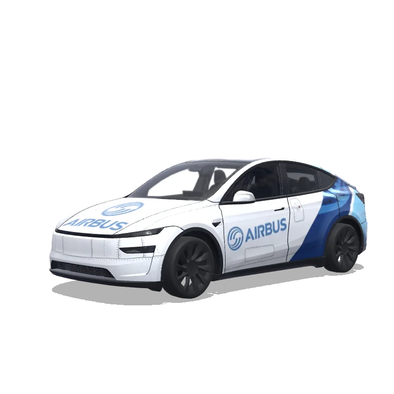 Tesla Model Y (2025+ Premium) tilpasset wrap-design