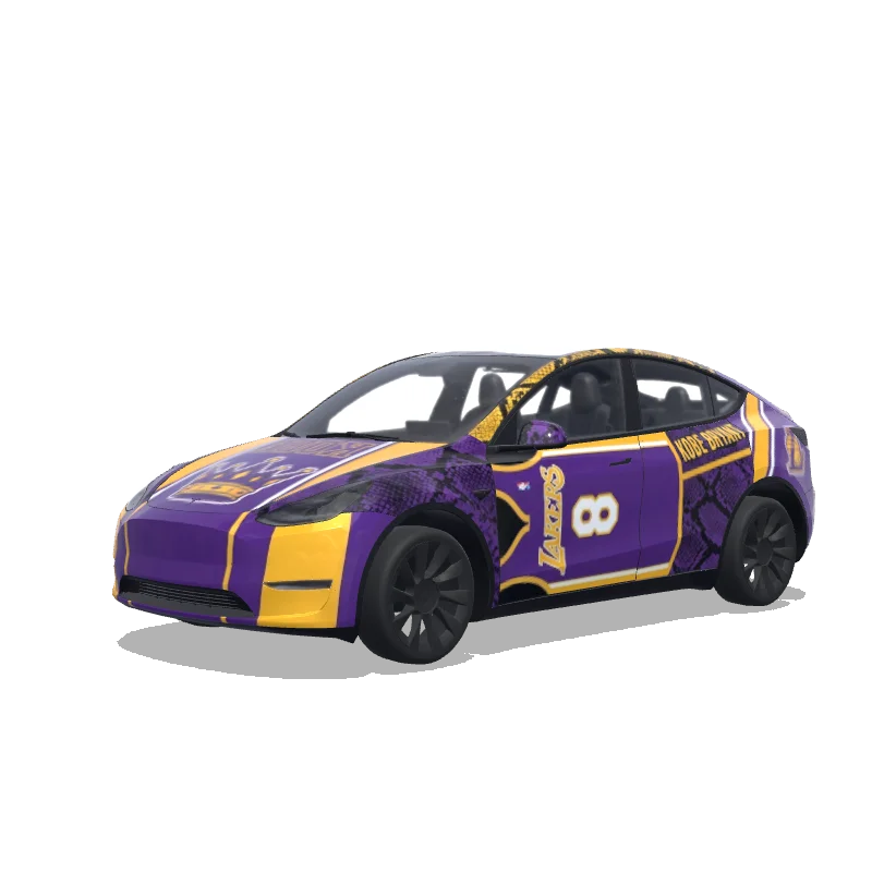 Diseño de wrap personalizado para Tesla Model Y