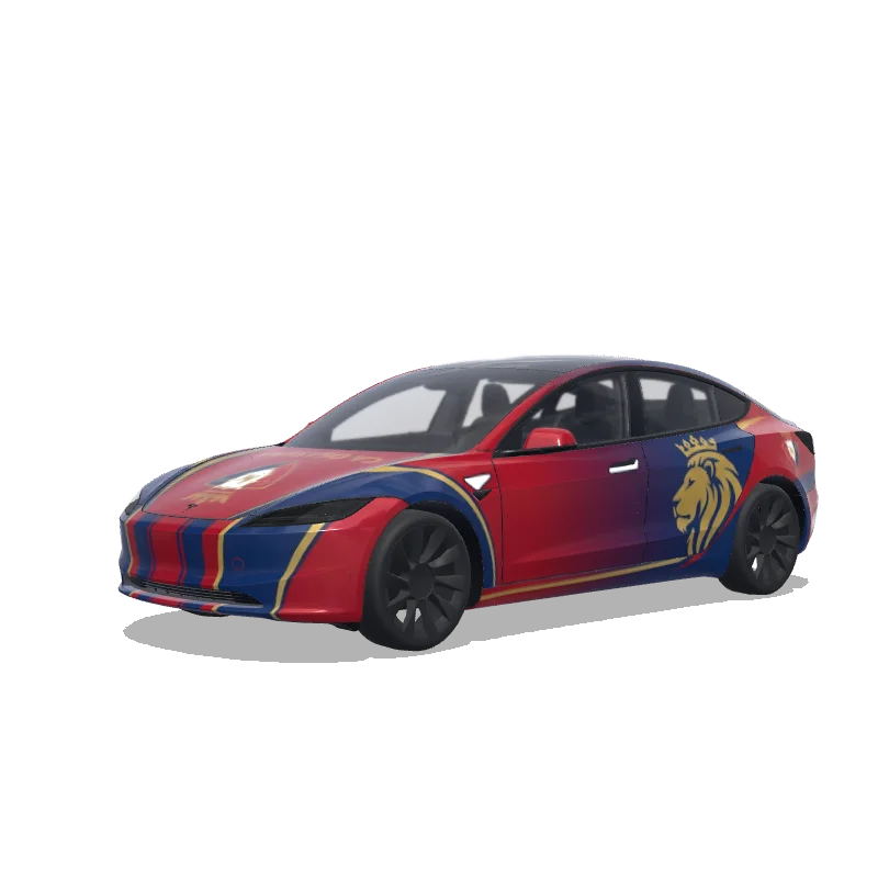 Tesla Model 3 (2024+ Standard/Premium) custom wrap design