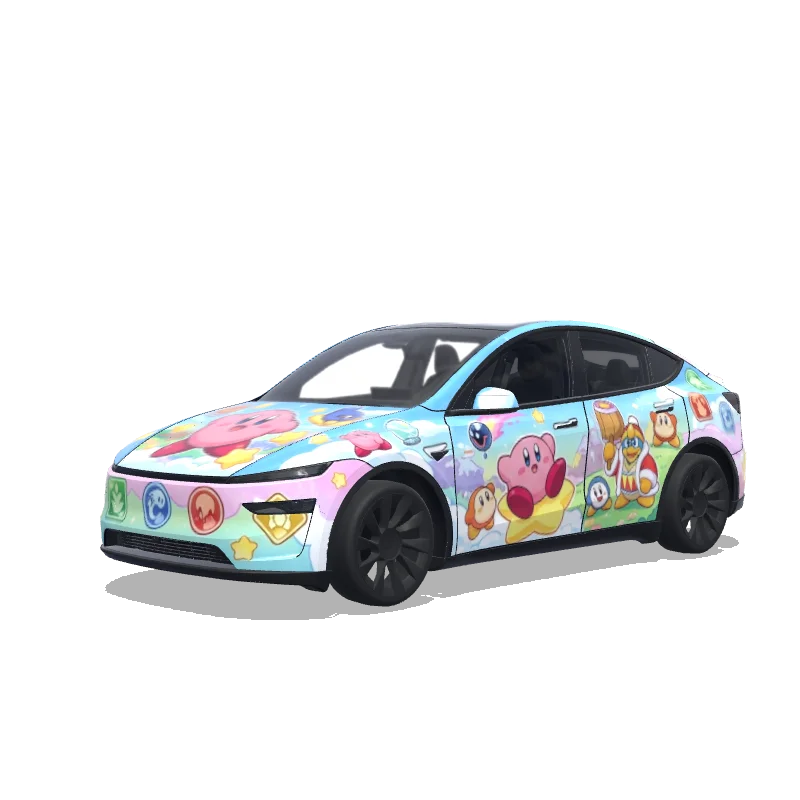 Tesla Model Y (2025+ Premium) custom wrap design