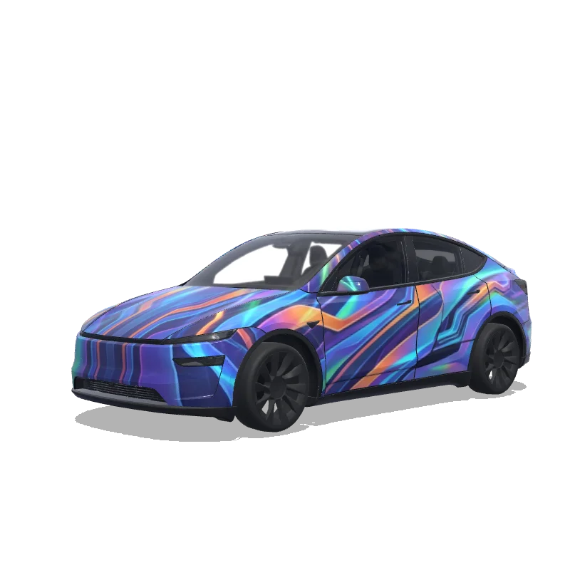 Tesla Model Y (2025+ Premium) custom wrap design
