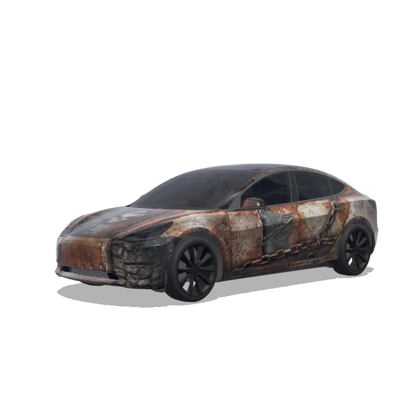 Simples Madmax Thema - Tesla Model 3 wrap