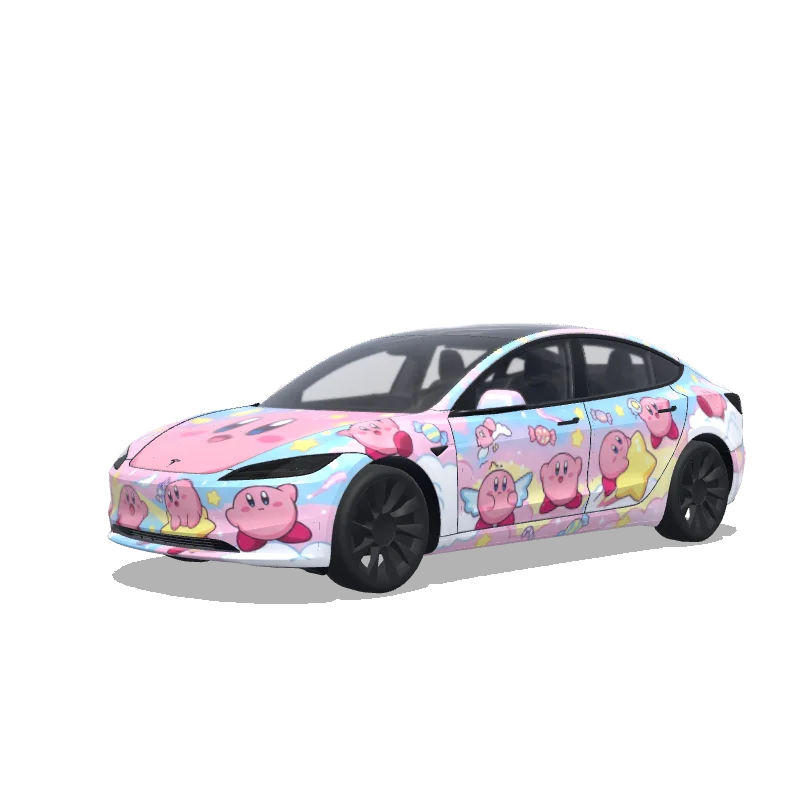 Tesla Model 3 (2024+ Standard/Premium) custom wrap design