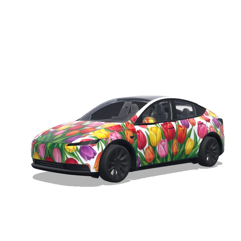 Tesla Model Y (2025+ Standard) custom wrap design
