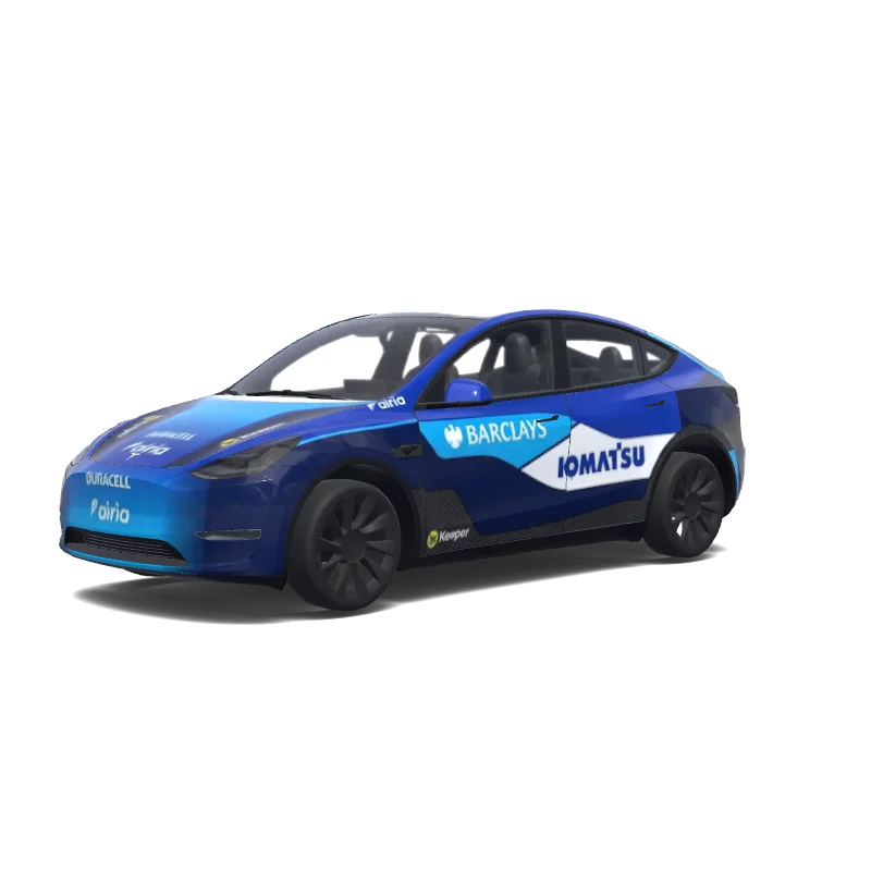 Tesla Model Y custom wrap design