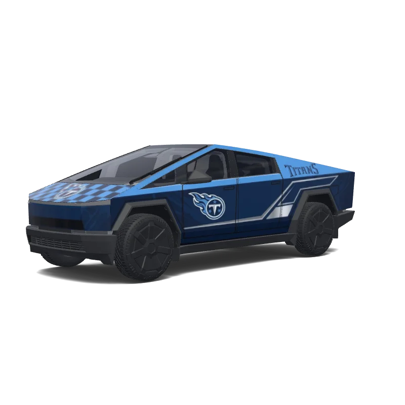 Tesla Cybertruck custom wrap design