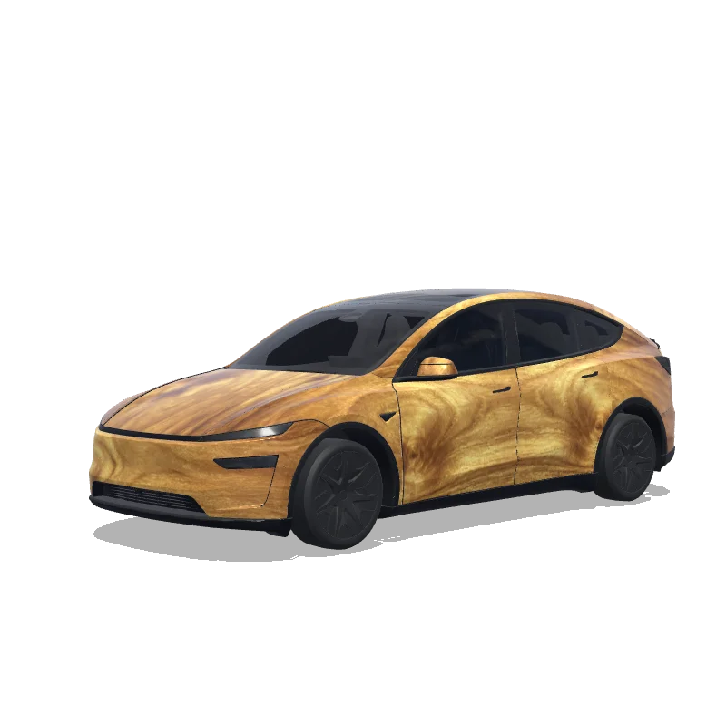Tesla Model Y L custom wrap design
