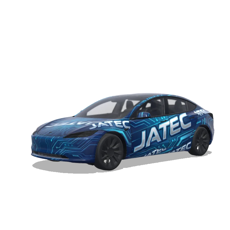 Tesla Model 3 (2024+ Standard/Premium) custom wrap design